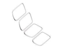 IENQBVL Inner Door Handle Frame Ring Trim Sticker for Mercedes for Benz A CLA Class W177 V177 C118 W118 2020 2021 2022 (Silver)