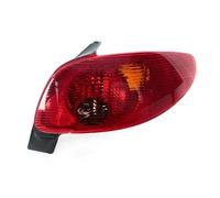 IENQBVL Rear Bumper Tail Light Turn Lights Brake Lights Reverse Lights No Bulb For Peugeot 206 5 Door Hatchback 2002-2006 Car Rear Tail Light(1 Right)