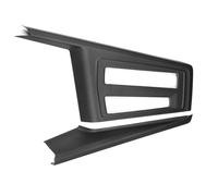 IENQBVL RHD Car Interior Center Gear Shift Panel Button Frame Without Slots for VW for Golf 8 MK8 GTE GTI GTD 2020-2025 (Matte Carbon)