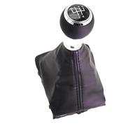 IENQBVL Shifter Lever Knob 5/6 Speed Gear Stick Shift Knob Boot Car Accessories for A3 S3 8P for S-line Sportback 2003-2012(5 Speed Set)