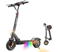 iENYRID Electric Scooter-10" Pneumatic Tires, Foldable Design, 3 Speed Modes, Dual Braking System, LCD Display, Strong Motor, Fast for Adults and Teens