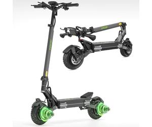 iENYRID Electric Scooter for Adults, E Scooter 48V 15AH Battery 30-40KM Long Range, 3 Speed Modes, Foldable Design, Dual Braking System, LED Lights, Shock Absorption (Greyish)