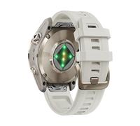 IENYU For Garmin Fenix 7s 6s 5s Pro Solar Silicone Light Gold Buckle Quick 20mm Watch Bands Replacement For Garmin Epix Pro Gen 2 42mm Descent Mk2s/3/3i For Women Men(Fog Gray)