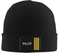 IEOGHWXY Baseball Cap Snapback Sun Hat Hats are Warm and Stylish Striped Captain's for Men Women Street Knit hat Aviation Combat Winter Friendship Gift Birthday Men Women Multicoloured