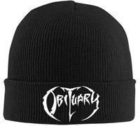 IEOGHWXY Baseball Cap Snapback Sun Hat Hats are Warm and Stylish White Death Metal Knitted Beanies Autumn Winter 80s Music Band Caps for Men Women Friendship Gift Birthday Men Women