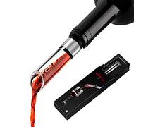 IEOVO Bullet Wine Aerator, Leak-Proof Drip-Free Acrylic Spout | Acrylic pourer with dual intake aerator enhances wine instantly. Unique gift for wine lovers.