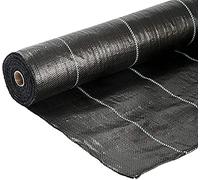 IEOWY Gravel Membrane Heavy Duty Weed Control Fabric Weed Control Membrane for Garden, UV Stabilised, Barrier Roll/Multi-Purpose Garden Landscaping Ground Cover(0.5mx150m/1.6ftx492ft)