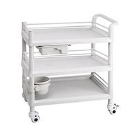 IEOWY Medical Cart, Extra Large Utility Cart, Medical Utility Cart With Drawers,3-Tier Esthetician Cart With Wheelsfor Beauty Salon Spa Commercial Hospital Office Lab Cart(Single Drawer-65X45Cm)