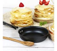 IEOWY Mini poêle à frire portable pour œufs pochés, omelettes, poêle de 12 cm en fer et revêtement, petite cuisinière de cuisine avec poignée et chaleur, poêle à frire, wok