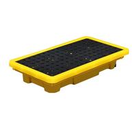 IEOWY Oil drum tray,Oil Tank Spill Tray,Modular Spill Platforms, Polyethylene Spill Containment Platform, Industrial Parks Warehouses Factory Workshop Leakproof Tray, Can Stack Oil Drums Paint Bu