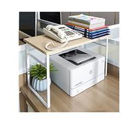 IEOWY Printer stand,Large 2-Tier Desktop Printer Stand - High Capacity Storage Shelf with Anti-Skid Feet, Multi-Purpose Printer Holder for Home Office, Organize Your Workspace Efficiently