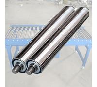 IEOWY Stahl-Ersatzrollen für Förderbänder - 2er-Pack, 32 mm Durchmesser, 140 mm Länge - widerstandsfähig, robust, ideal für Industrie und Lager