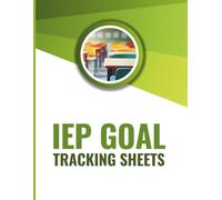 IEP Goal Tracking Sheets: Data Collection Logbook for Special Education Teachers, Progress Monitoring, Up to 100 Students | large size