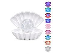 iep Sense Aroma Colour Changing LED Clam with Glitter Pearl - White Pearl LP7990WH.PE