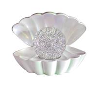 iep Sense Aroma Colour Changing LED Clam with Glitter Pearl - White Pearl LP7990WH.PE