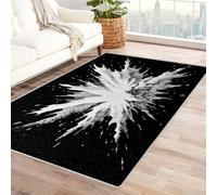 IEPOZWA Explosion For Farmhouse, Cabin,Heavy Duty, Stain Resistant, Quick Dry, Convenient Storage(White)-180x270cm
