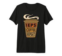 IEPs Coffee Repeat Autism Awareness Special Education IEP Premium T-Shirt