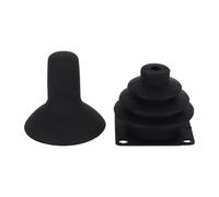 Ieron 1 Set Joy-stick Controller Knob and Gaiter, Black Silicone Accessories for Electric Wheelchairs, Mobility Aid