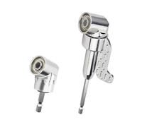 ieron 105 Degrees 1/4 Inch Right Angle Drill Adapter Hex Shank Screwdriver Angled Bit Holder Quick Change Drive Magnetic Bit Socket for Tight Space (Long + Short 2 Pack)