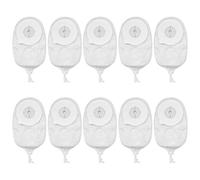Ieron 10pcs One-Piece Urostomy Bags, Anti-leak Drainable Stoma Bags for Colostomy Ileostomy Stoma Care, Anti-backflow Design