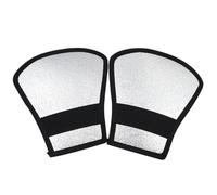 Ieron 2 pcs Flash Diffuser Silver/White Reflector, Suitable for the Most Camera Speedlite Vivita Yongnuo Flash