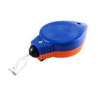 Ieron 2 Sets Chalk Line Reel Set 30m Heavy Duty Chalk Line with 30ml Blue Powder Fast Rewind Builder’s Chalk String for Straight Line Marking