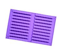Ieron 20 Cavity Long Silicone Cookie Mold Baking Mat Cookie Stick Dog Treat Mold Reusable Mold