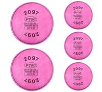 ieron 2097 Particulate Filter Cotton for Organic Vapor and Particulate - Pack of 5, Pink