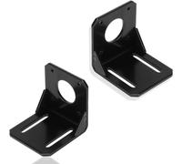 ieron 2Pcs Mounting Bracket, 57 Stepper Motor Mounts, L-Shape Motor Holder with Screws for 3D Printer Multifunction Fixing Mounting Base