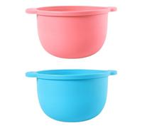 Ieron 2Pcs Silicone Wax Pot, Replacement Wax Bowl for Wax Warmer, Reusable and Removable Waxing Pots for All Kinds of 400ml Wax Heater Machine