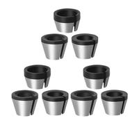 ieron 3-Piece Collets Adapter Set - 6mm/6.35mm/8mm Carbon Steel Collet Chuck Nut for Straight Grinder