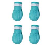 Ieron 4PCS Cat Anti-Scratch Boots, Adjustable Cat Paw Protector Shoes Silicone Cat Shower Feet Cover Cat Foot Cover for Home Pet Hospital Bathing Nail