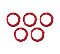 Ieron 5 Pcs Stainless Steel Wine Bottle Collars Leakproof Ring Drip Stoppers For Wine Bottles Wine Stop Accessories For Bar And Home