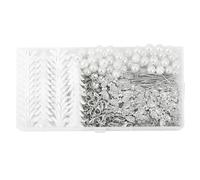 Ieron 50 Sets Guardian Angel DIY Set Angel Pendant Beads Pearl Angel Pendant Craft Set for DIY Crafts Charms Pendant Key Ring Angel for DIY Wedding Crafting