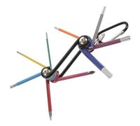 ieron 9Pcs Portable Allen Key Set, Folding Hex Wrench Set, Metric Key, Tx Star Colour Coding 2-6mm, SL5, PH2, T30 for Furniture Assembly, Bicycle Repair, Household DIY