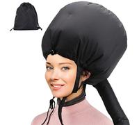 Ieron Adjustable Hair Dryer Hood with Bonnet for Deep Care and Hot Oil Treatment Y Type Side Straps Hair Care Beauty Spa Cap Elastic Strap Hair Dryer Attachment for Styling