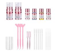 Ieron Brow Lamination and Tint Kit,Eyebrow Lamination and Eyebrow Tint Kit, Brow Perming Brow Dyeing Set for Fuller Colored Brows