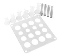 Ieron Chess Piece Mold Stand Mold Tray Chess Piece Mold Organizer Chess Piece Mold Display Stand Casting Chess Stable Support Frame Suitable For Diy Molding Beginners