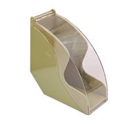 Ieron Coffee Filter Holder Storage with Acrylic Dustproof Lid, for Coffee Shop, Home, Storage Capacity of 100 pcs Paper Filters (Green)