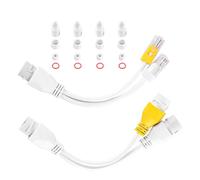 Ieron Combiner And Splitter PoE PoE Power Over Ethernet Splitter Adapter PoE Adapter Cable Set For Network IP Cameras PoE Cameras