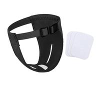 Ieron Dog Pants Dog Nappies with Sanitary Pad Adjustable Protective Trousers for Female Dogs in Heat Monthly Bleeding Physiological Washable Puppy Season Pants