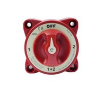 Ieron Dual Battery Isolator Switch,Rotary Switch Isolators Disconnect 4 Position 350 Amp 12V-32V 350 Amp E-Series Battery Switch for Car Truck Ship Speedboat