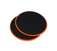 Ieron Dual Sided Gliding Discs Core Sliders Ultimate Core Trainer Gym, Exercise Gliding Discs Double Home Abdominal & Total Body Workout Equipment (Orange)