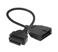 Ieron GM 12-Pin To OBD1 To OBD2 16-Pin Connector OBD1 Adapter Diagnostic Cable Car Universal Conversion Connection Cable