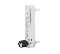 Ieron LZQ-7 Flow Meter with Control Valve 1-10LPM Flowmeter for Unidirectional Gas Oxygen Air Flow Measurement with 8mm Barbs for Industrial Applications