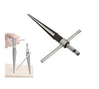 ieron Metal Hexagonal Tapered Reamer, 1/8" / 3mm - 1/2" / 13mm Straight Flute T Handle Taper Reamer Set, T Shape Handle Tool for Wood Plastic, Carbon Steel