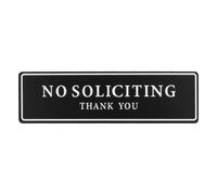 Ieron No Cold Calling Sign Self Adhesive Warning Sign Acrylic Security Sign Sticker Safety Label Office Door Window Wall