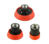 Ieron Pieces Hook and Loop Backing Pad for Angle Grinder,M14 Thread PU Polisher Pad Plate Rotary Sanding Buffing Machine Accessories - 1 Inch/ 2 Inch/ 3 Inch