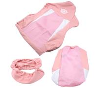 Ieron Pink and White Stretchable Gaming Chair Covers Slipcovers - Universal Computer Chair Cover Game/Racing Chair Slipcover Washable Chair Protect Cover (Only Cover, No Chair)