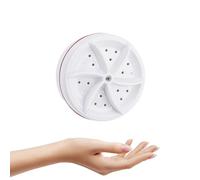ieron Portable Mini Washing Machine, Ultrasonic Turbo Washer for Travelling, Camping, Business Trip, Laundry Turbine Washer with USB Powered for Cleaning Sock, Underwear, Small Rags, Towel